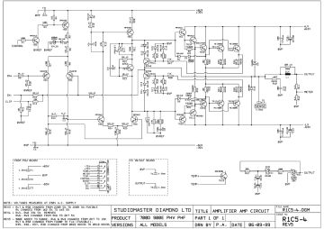 Studiomaster Powerhouse Horizon 1208 schematic circuit diagram
